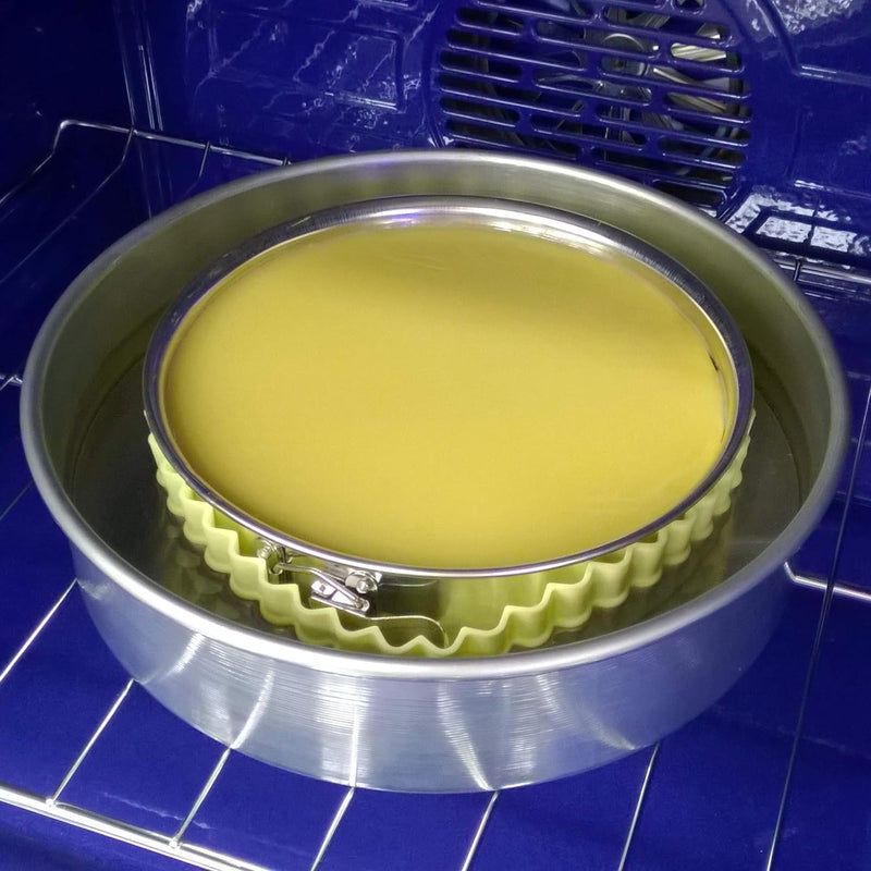 Springform Pan Protector - Easy Bath Cheesecake Wrap