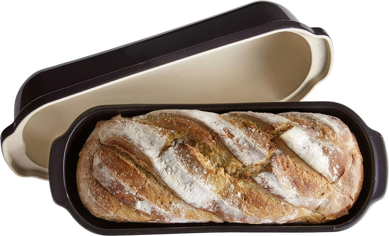 Emile Henry Loaf Baker - Burgundy Bread Loaf Baking Pan