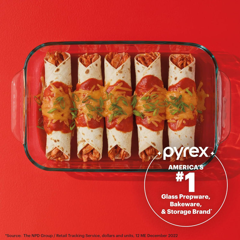 Pyrex Easy Grab 4-PC Extra Large Baking Set with Lids and Handles