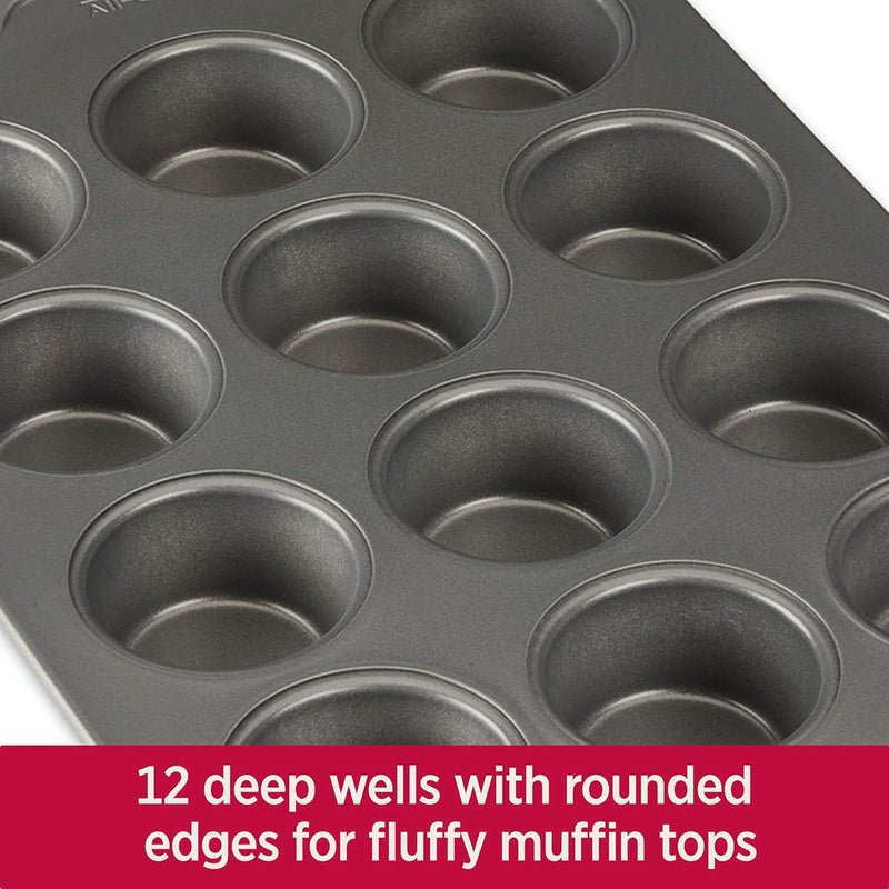 8-Piece All-Clad Nonstick Bakeware Set - Includes Loaf Pan Cookie Sheet Muffin Pan Cooling  Baking Rack and More