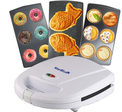 3 in 1 Dessert Maker - StarBlue Mini-Donuts Mini-Pie and Taiyaki