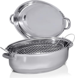 Precise Heat Stainless Steel Roaster - 20 inches