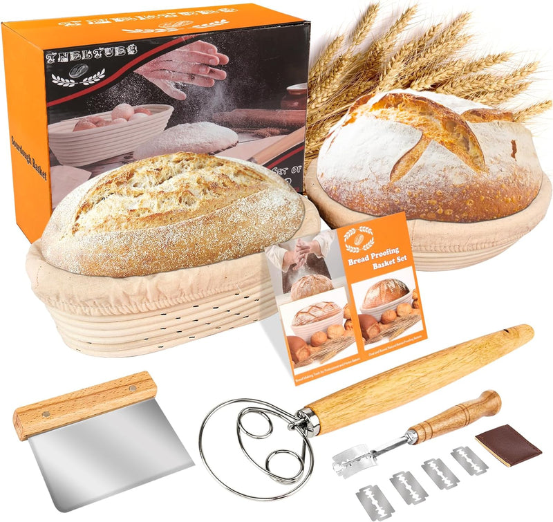 Bread Proofing Basket Set with Accessories