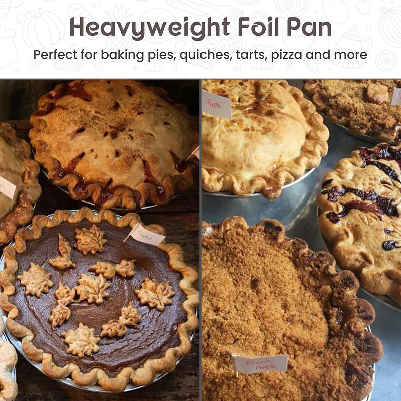 Heavyweight 36oz Round Aluminum Foil Baking Pan for Cakes and Pies