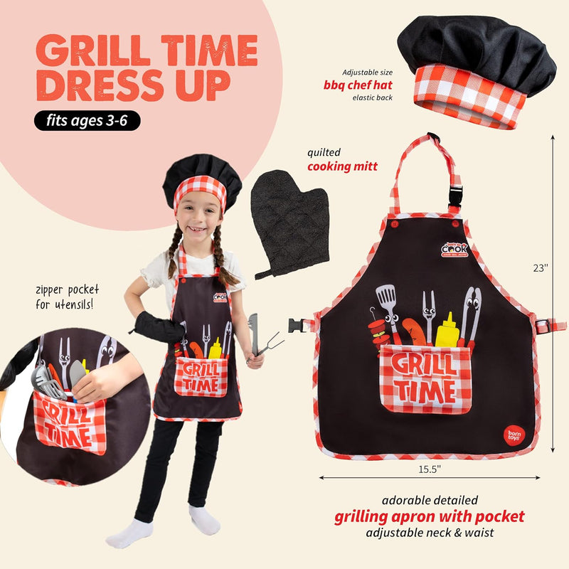 Kids Baking Set with Unicorn Apron - Ages 5  Up