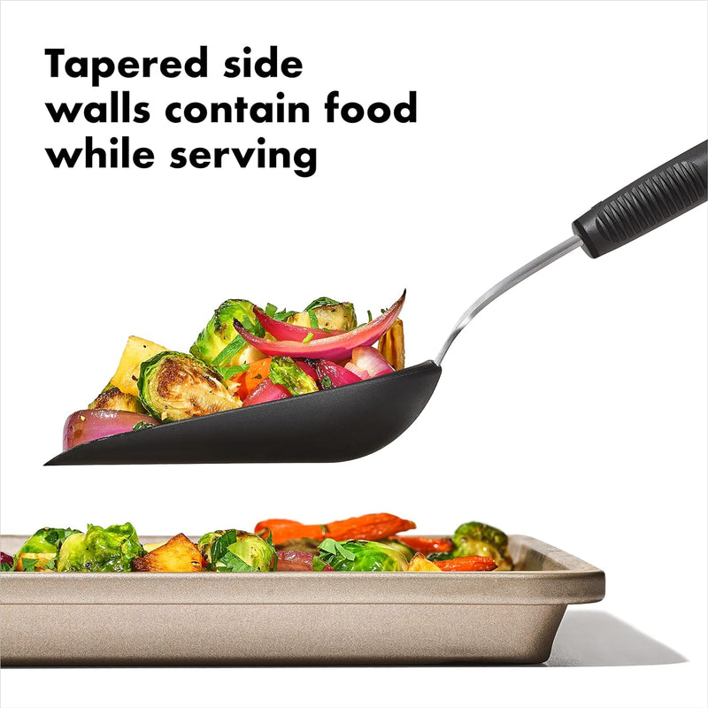 OXO Good Grips Sheet Pan Roasting Scoop - Black for Vegetables  More