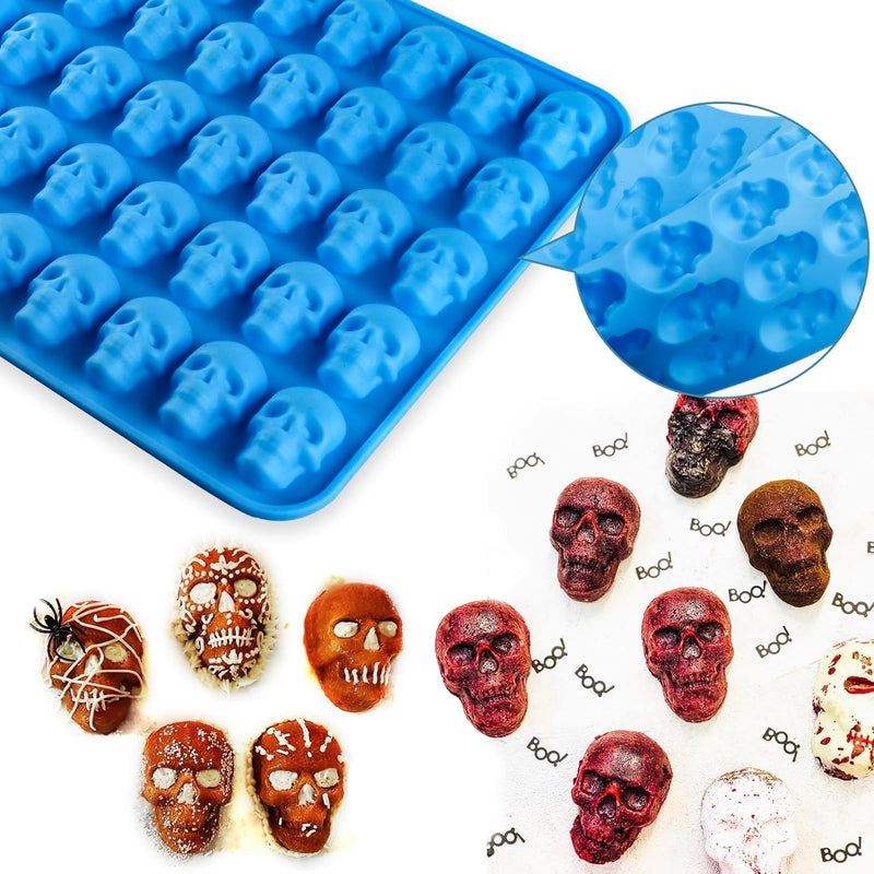 Silicone Gummy Candy Molds - 4 Shapes with Droppers