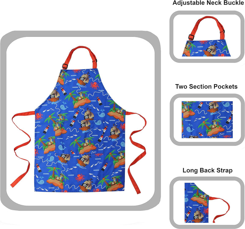 Kids Apron - Dual Pockets - Multifunctional