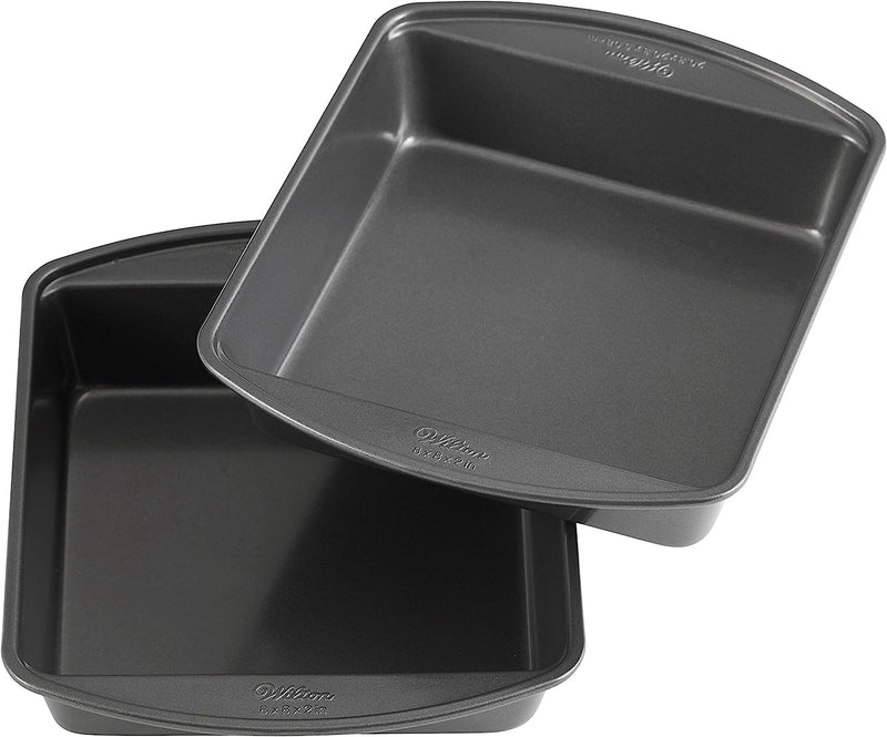 Wilton 9-Inch Baking Pan Set with Lid Non-Stick 2 Pieces