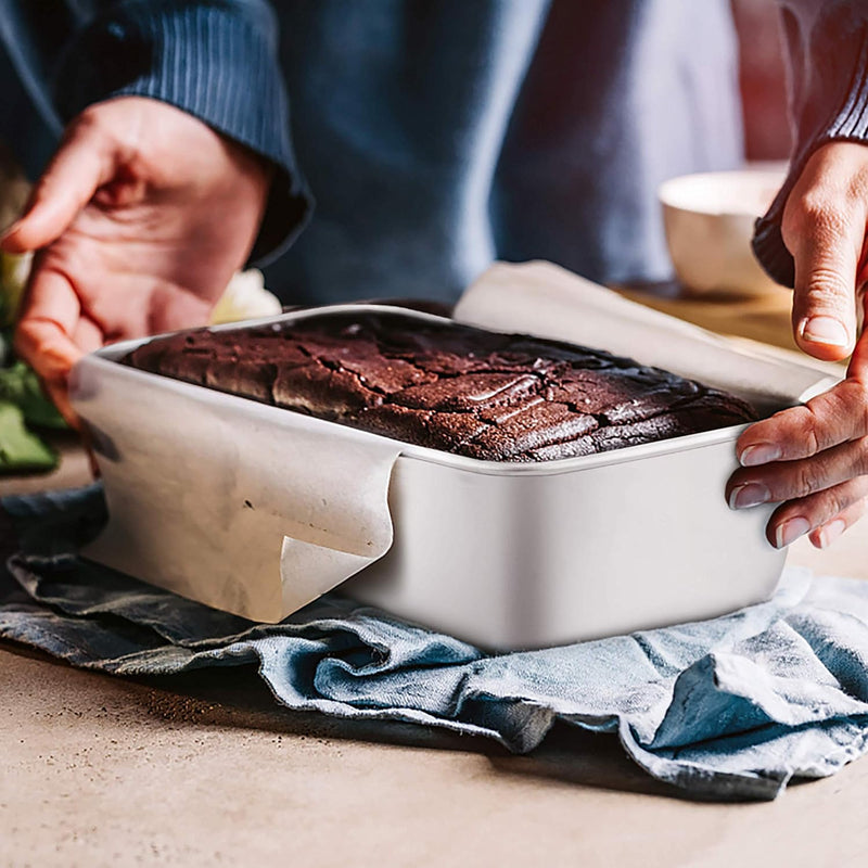 TeamFar Loaf Pans - Set of 2 Stainless Steel Baking Pans for Bread and Meatloaf - Oven  Dishwasher Safe