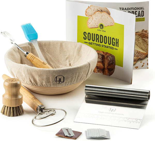 Sourdough Starter Kit with Bread Baking Supplies  Accessories