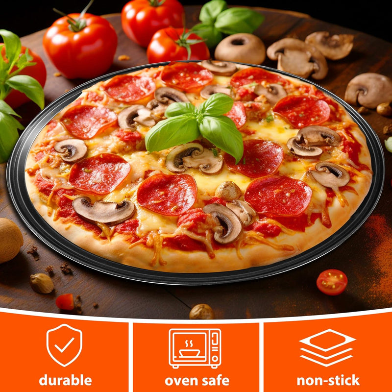 Baking Steel Pizza Pan Set - Nonstick 3-Piece Various Sizes