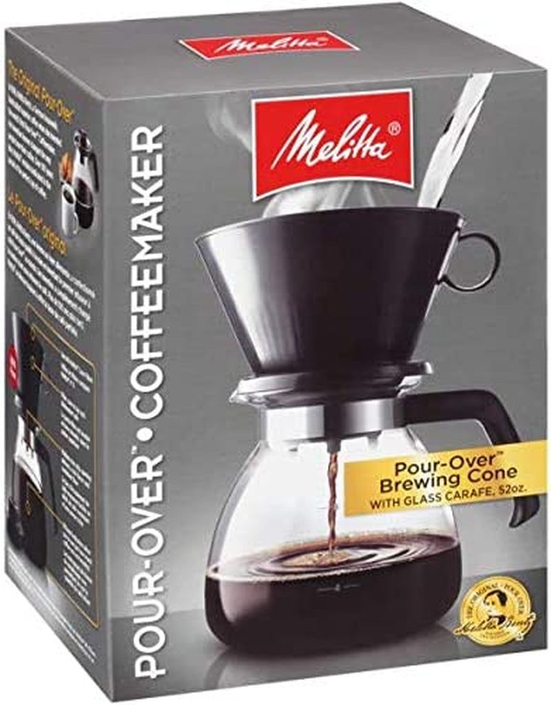 Melitta 640616 Coffee Maker, 52 oz, Glass Carafe