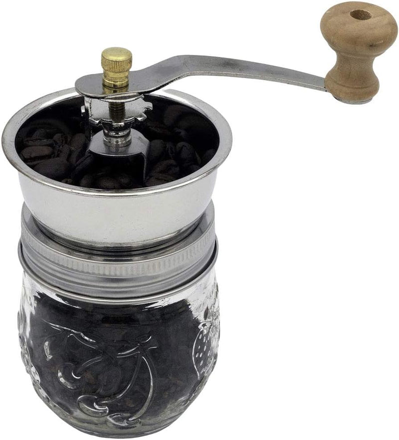 Coffee Grinder Lid for Regular Mouth Mason Jars