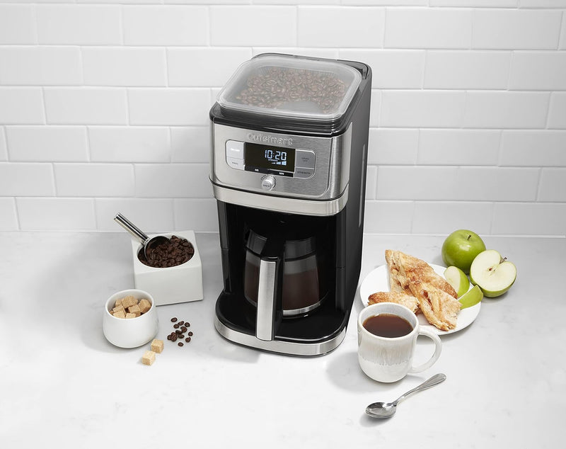 Cuisinart DGB-800 Fully Automatic Burr Grind & Brew, 12-Cup Glass, Silver