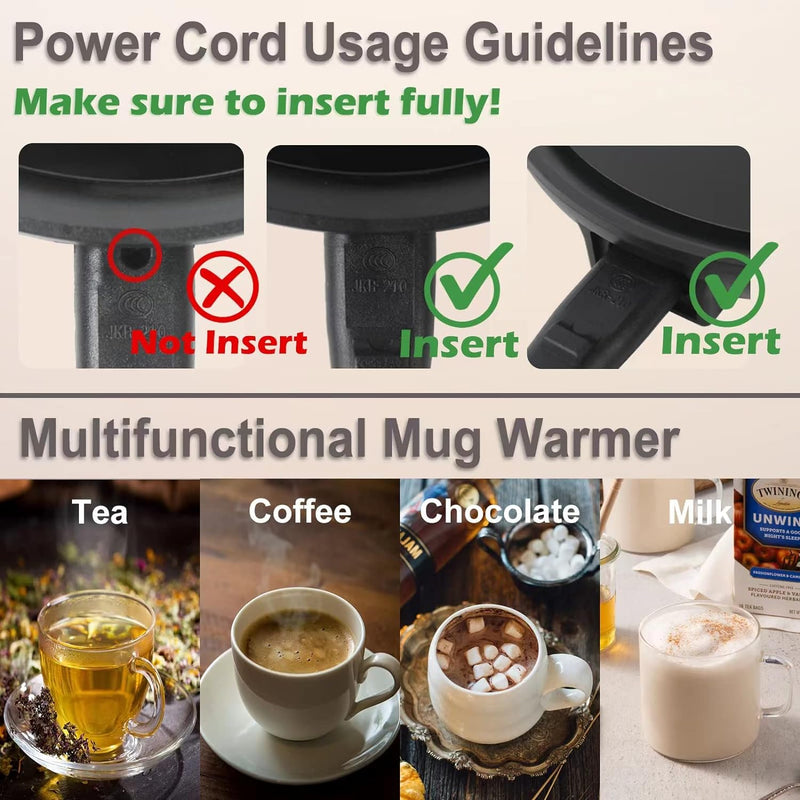 Candle Warmer, Coffee Warmer for Desk, Coffee Mug Warmer, Coffee Cup Warmer with Auto Shut Off