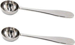 Honey Bear Kitchen 5 ml Teaspoon Measuring Scoops, Polished Stainless Steel, Set of 2