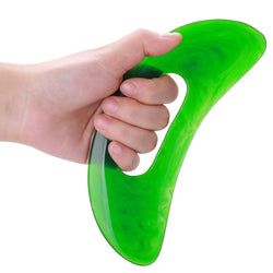 Prasacco Gua Sha Stone Large Body Gua Sha Tool Guasha Stone Tool for Full Body Men Women (Green)