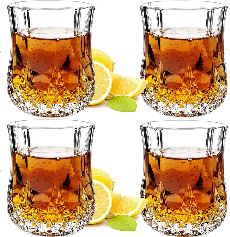 JAIEF 1.7 OZ Crystal Shot Glasses Set, Heavy Base Cordial Glasses | Tequila Glasses (Set of 8)