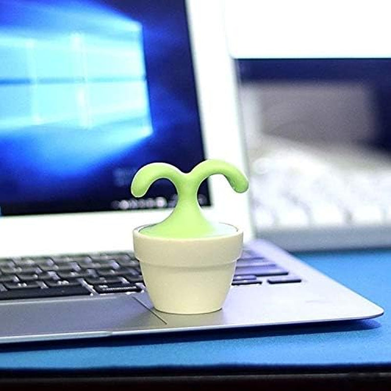 16xi 2PCS Handheld Body Massager Mini Potted Plant Shaped Roller Ball Bead Relaxation Neck Foot Face Pot Desk Decor Massage Cooling for Neck, Arms, Legs, Feet - Office, Home or On-The-Go Great Gifts