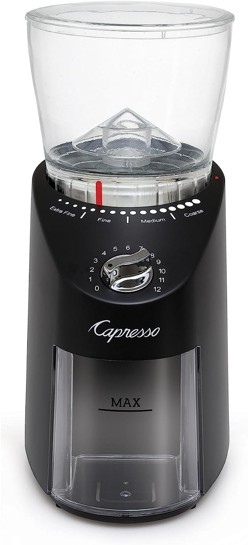 Capresso Infinity Plus Black Conical Burr Grinder