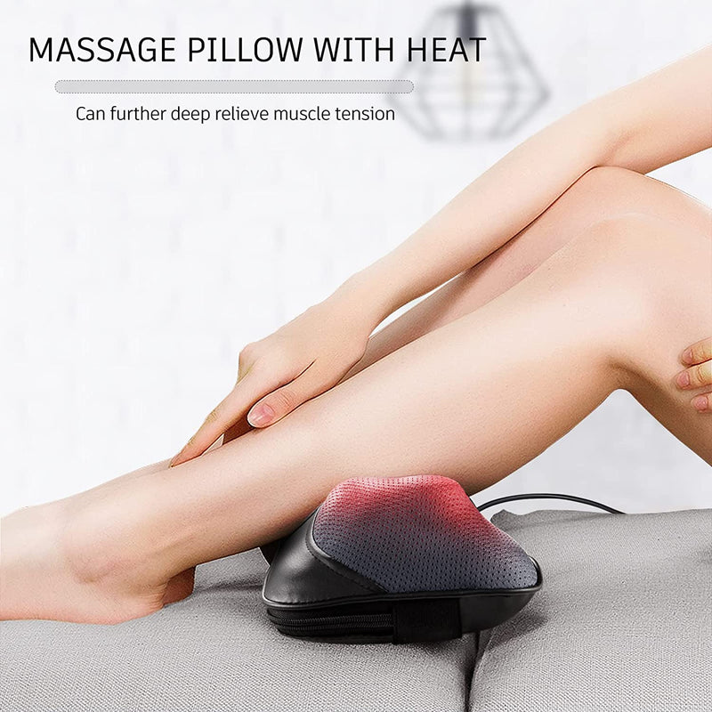 VIKTOR JURGEN Christmas Gifts for Men, Women, Dad, Mom, Shiatsu Back Massager with Heat, Deep Kneading Shiatsu Massage Pillow Presents for Mothers Day, Fathers Day