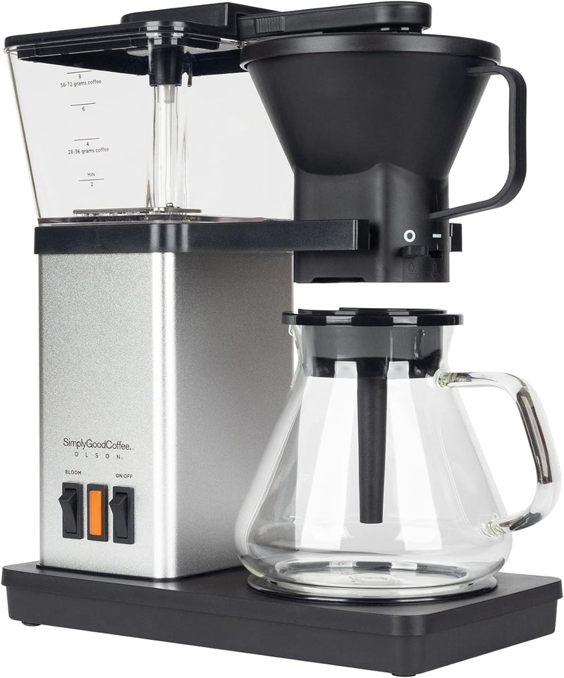 Simply Good Coffee - Olson Coffee Brewer, 8 Cup Coffee Brewer, Perfect Coffee Every time