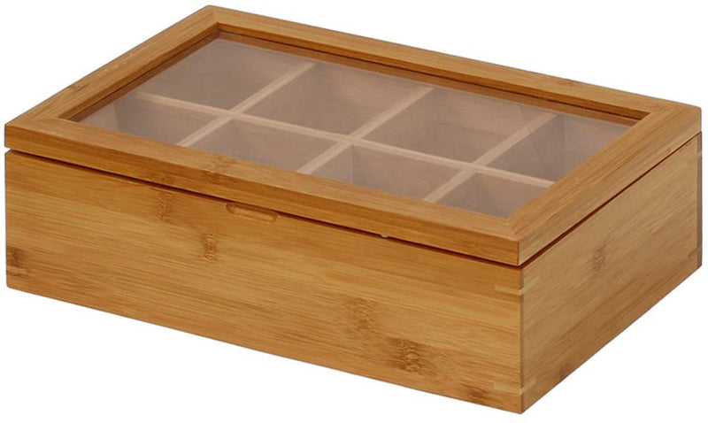 Oceanstar - TB1323 Oceanstar Bamboo Tea Box, 12 Inch, Natural