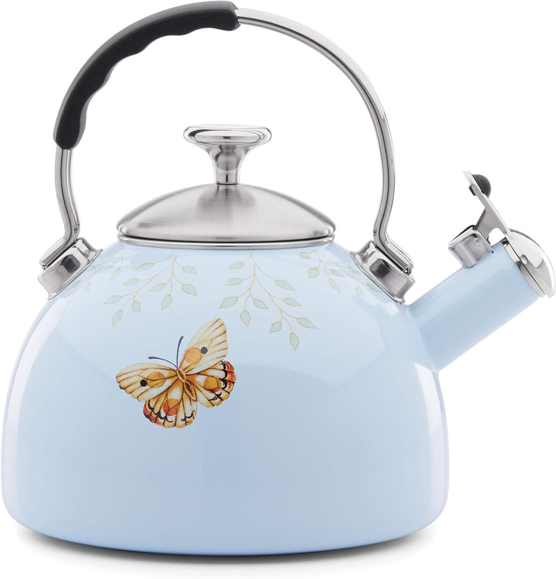 Lenox Butterfly Meadow Tea Kettle, Rust Resistant