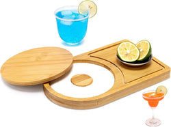 HouseJoy Margaritas Salt Rimmer Set Bar Glass Rimmer for Margaritas and Cocktail Sugar and Salt Rimmer for Wide Glasses with Magnetic Lid Bar Cart Accessories Salt Storage