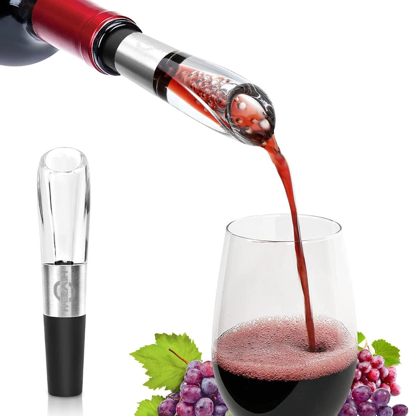 Wine Aerator Pourer, Aerating Decanter Spout, Adapts To All Kinds of Wine Bottles And Gives You A Delicious Taste In An Instant