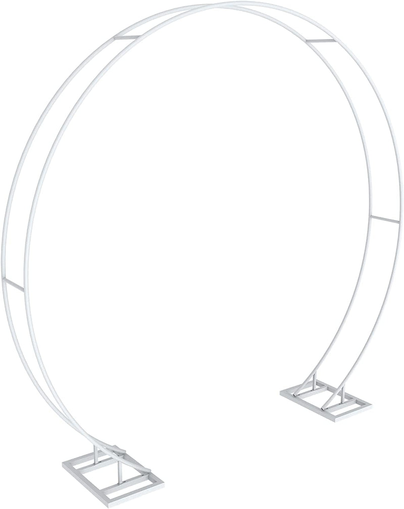 Double Hoop Arch Backdrop Stand - Balloon Garland Frame for Event Decor