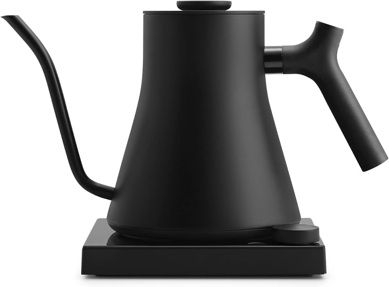 Fellow Stagg EKG Electric Gooseneck Kettle - Pour-Over Coffee and Tea Kettle - Stainless Steel Kettle Water Boiler - Quick Heating Electric Kettles for Boiling Water - Matte Black