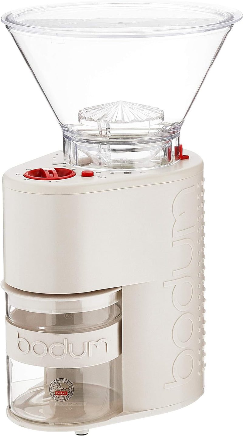 bodum Bistro Burr Coffee Grinder, 1 EA, White