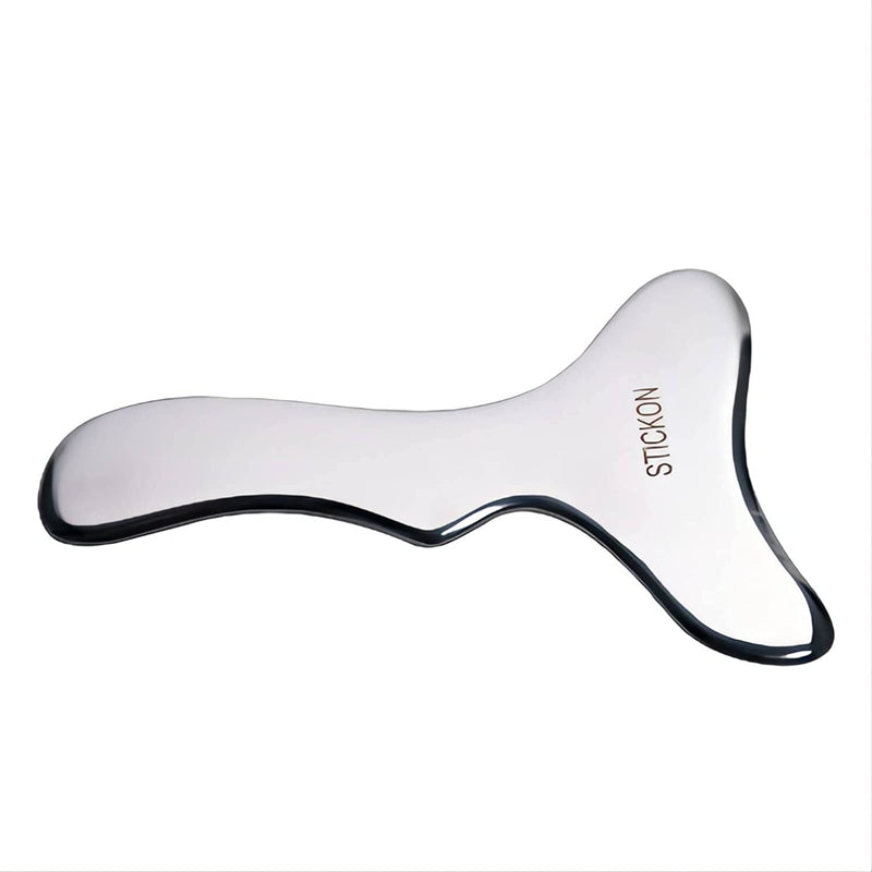 Stainless Steel Gua Sha Scraping Massage Tool Set IASTM Tools Great Soft Tissue Mobilization Tool (P Shape)