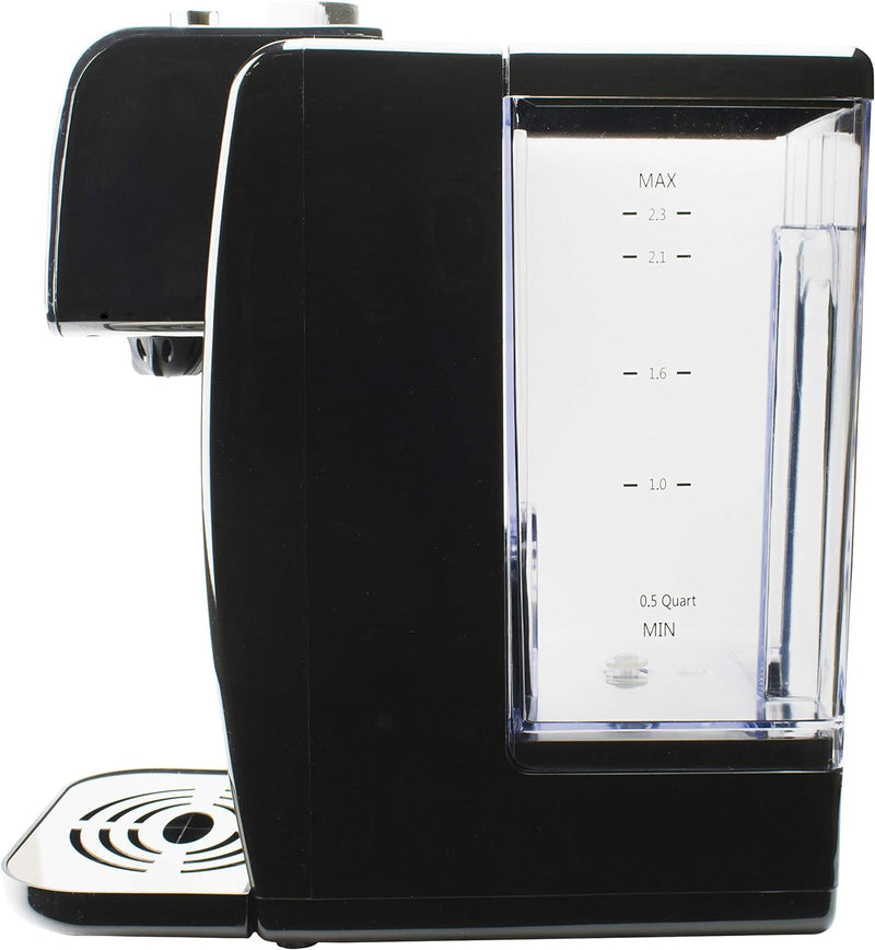 Brentwood KT-2200 2.2 Liter 1800w Single Touch Instant Hot Water Dispenser, Black