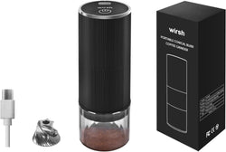 Wirsh Coffee Grinder-Electric Coffee Grinder with Stainless Steel Blades, Coffee and Spice Grinder with Powerful Motor and 4.2oz. Large Capacity for Coffee Beans,Herbs,Spices, Peanuts,Grains and More