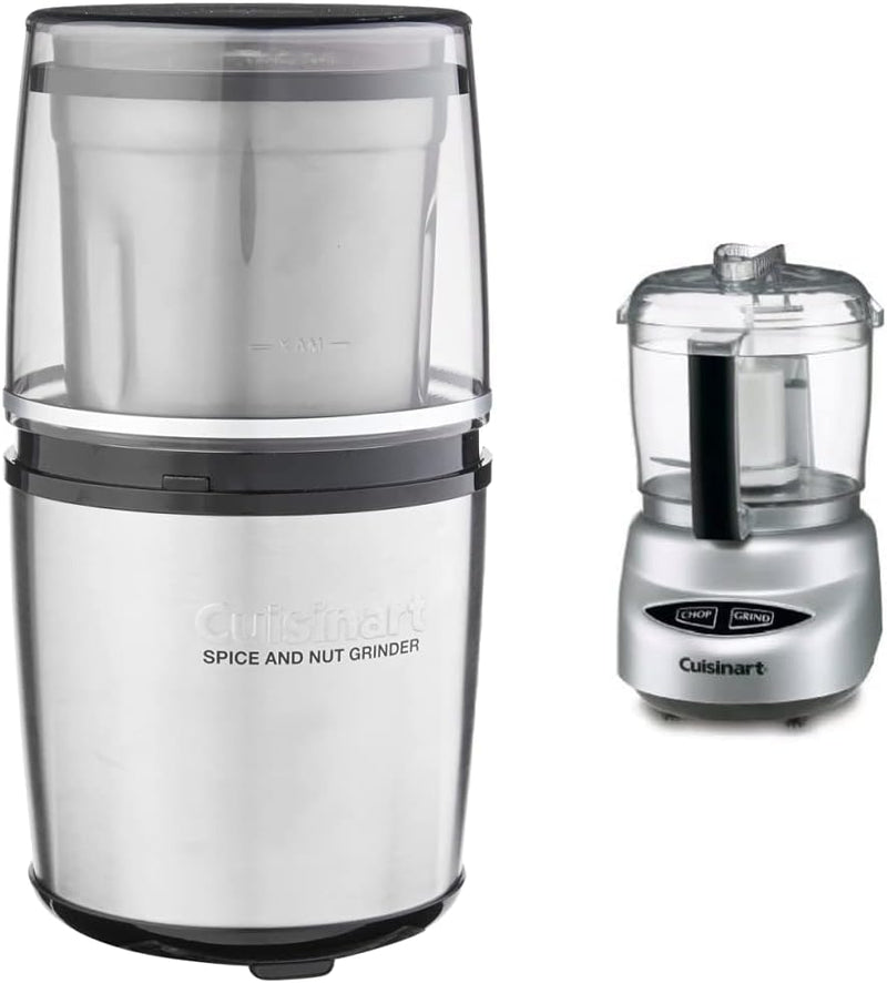 Cuisinart SG-10 Electric Spice-and-Nut Grinder, Stainless/Black, Mini