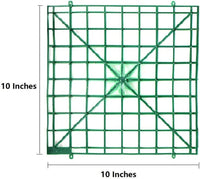 Artificial Flower Grid Panels,Diy Flowers Wall Frames,Flowers Wall Arches Backdrop,Plastic Fences Frames for Wedding Party Decoration,Flower Grids,Artificial Flowers Plant Base,16Pieces,10X10 Inches
