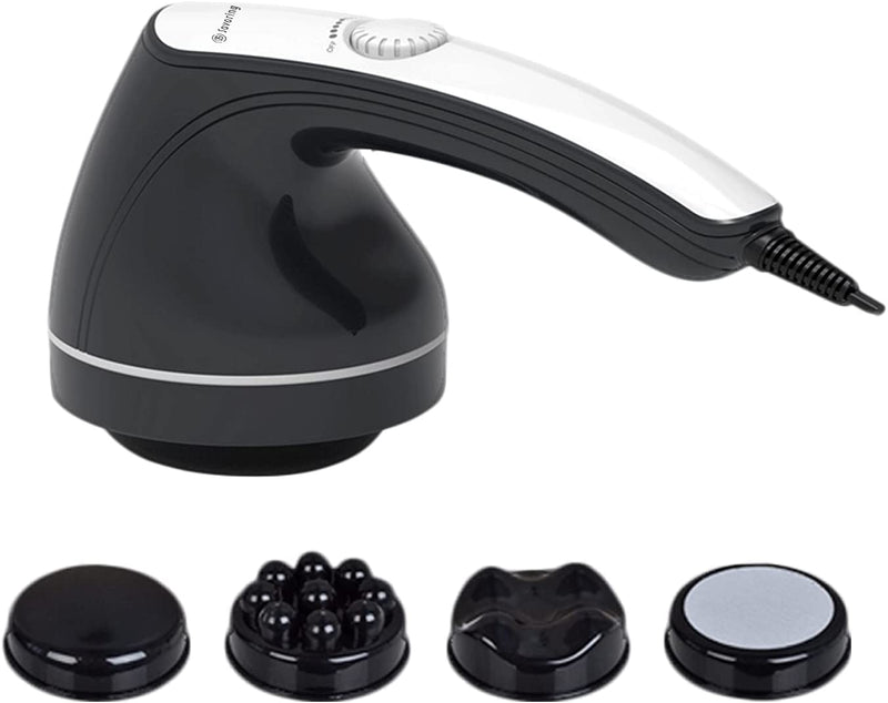 Cellulite Massager with 8 Interchangeable Heads, Body Sculpting Machine for Lymphatic Drainage and Vibrating Fat Cellulite Remover, Portable and Easy to Use for Men and Women at Home