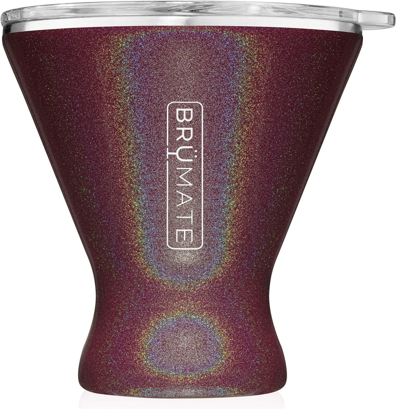 BrüMate MargTini 10oz Martini Margarita Tumbler - Made With Vacuum-Insulated Stainless Steel (Matte Black)