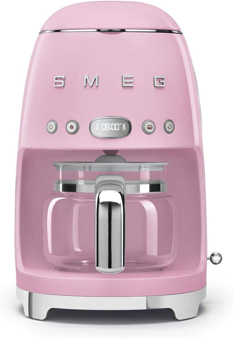 Smeg Retro Style Coffee Maker Machine, 17.3 x 12.8 x 11.3, Cream