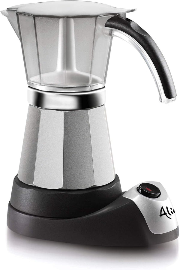 De'Longhi EMK6 for Authentic Italian Espresso, 6 Cups, One Size, Stainless Steel,