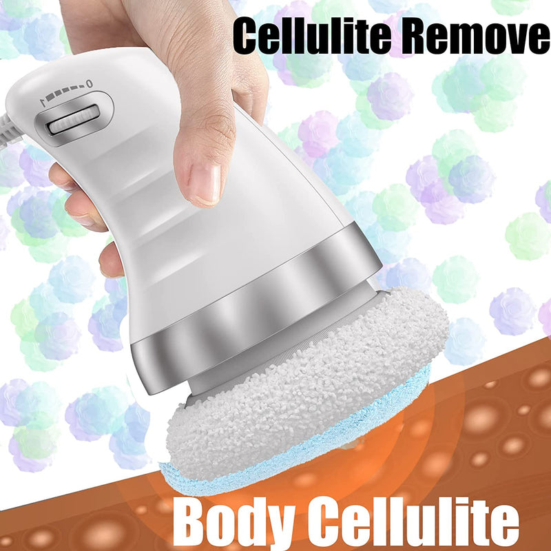 Cellulite Massager Body Sculpting Machine Handheld Electric Body Cellulite Remover Massager Machine for Neck Shoulders Arm Butt Leg with 6 Massage Washable Pad