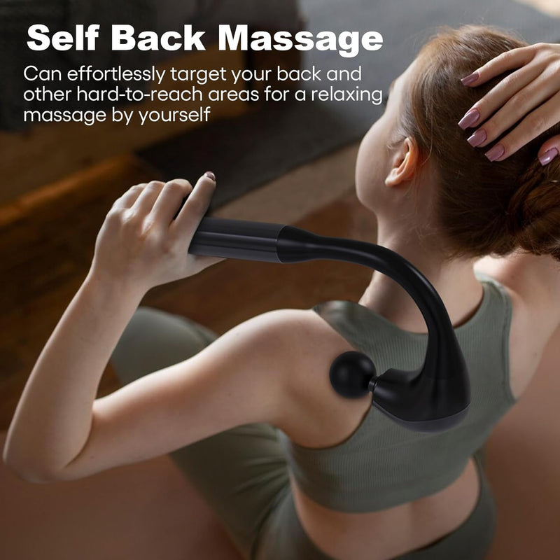 Revolutionary U-Shaped Massage Gun Back Massager for Pain Relief Deep Tissue Body Massager for Neck,Shoulder,Leg-Reach Every Muscle with Ease