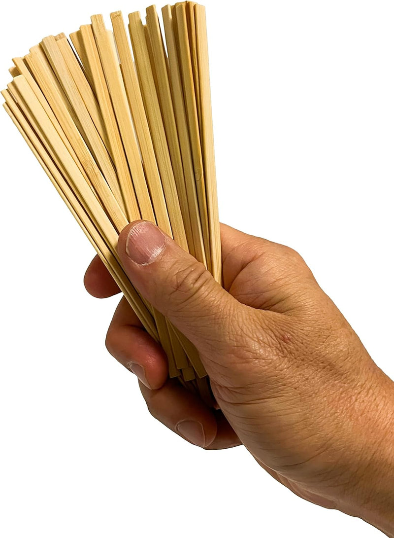 KingSeal Bamboo Coffee Stir Sticks, 5.5 inches, Square End, Stronger and Thicker Than Standard Wood, 100% Renewable and Biodegradable - 1 Box of 1000 Stirrers