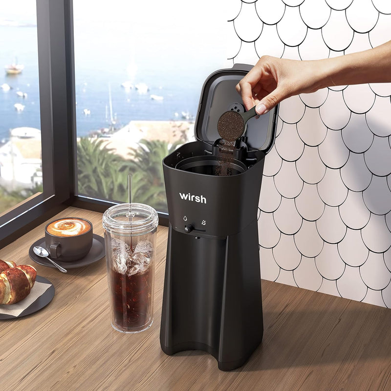 wirsh Iced Coffee&Tea Maker (Black)