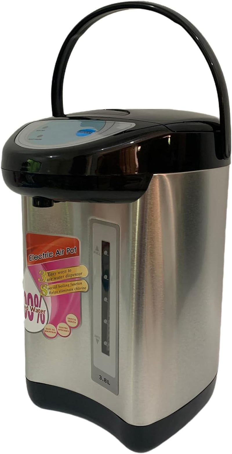 CHOLISM 3.8L Hot Water Dispenser, Micom Water Boiler and Warmer, Hot Beverage Dispenser, Hot Water Urn Pot Insulated Stainless Steel, Countertop Water Heater