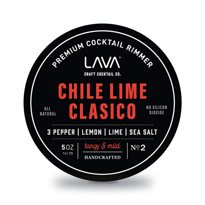 LAVA Premium Lemon Drop Sugar Cocktail Rimmer, All Natural Rimmer Sugar, Sweet & Sour, Real Lemons, Pure Cane Sugar, No Silicon Dioxide, with Easy Screw-On Lid - 5oz