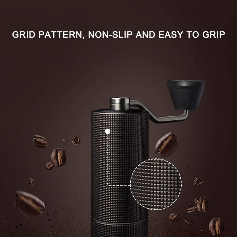 TIMEMORE Chestnut C2 Manual Coffee Grinder Capacity 25g with CNC Stainless Steel Conical Burr - Internal Adjustable Setting,Double Bearing Positioning,French Press Coffee for Hand Grinder Gift